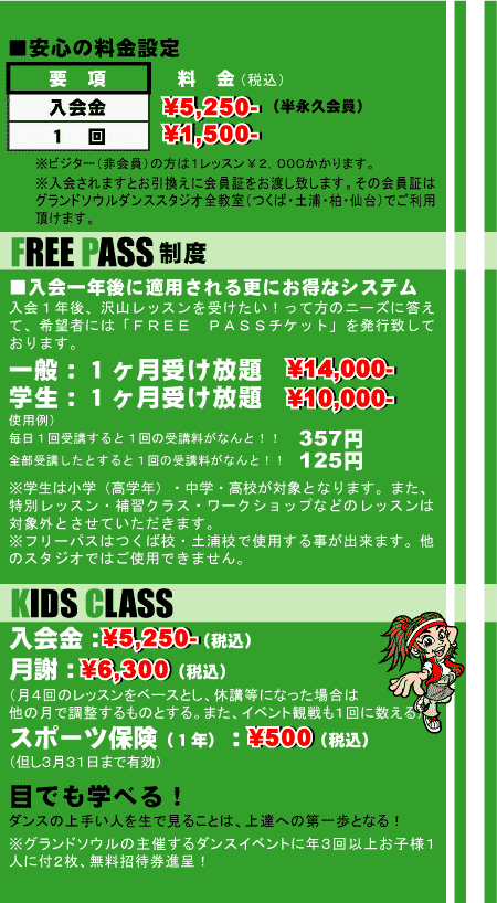 ��錧�y�Y�ɂ���_���X�X�N�[���i�����j�̗����\�ł��B�B